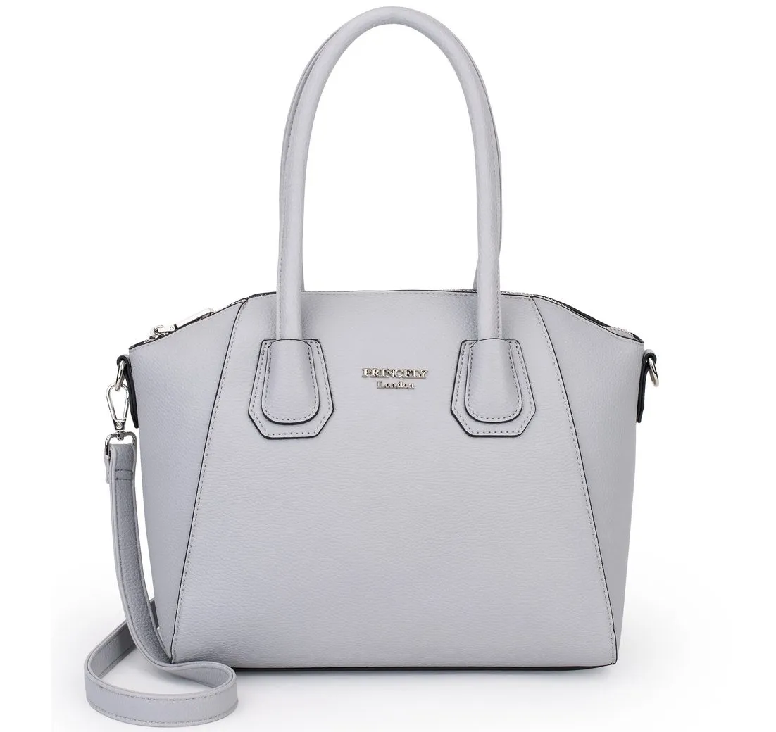 Princely London Henkeltasche Stella - Elegante Mittelgroße Damen Tasche mit abn. Schultergurt