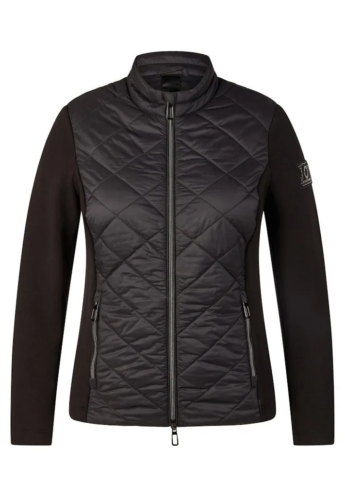 RABE Outdoorjacke funktionaler Wetterschutz Strassschrift „Joy“ für modisches Detail