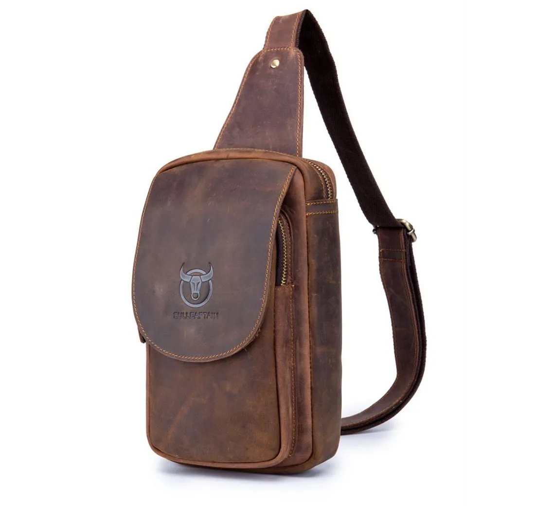 REDOM Schultertasche Sling Rucksack Brusttasche Freizeittasche Handytasche (Aus Kunstleder Herren und Damen 16 x 26 x 10 cm, Geldgürtel, Sport, Sporttasche, Anti-Diebstahl), für Outdoor Camping Reisen Wandern Radfahren Multipurpose Tagepacks