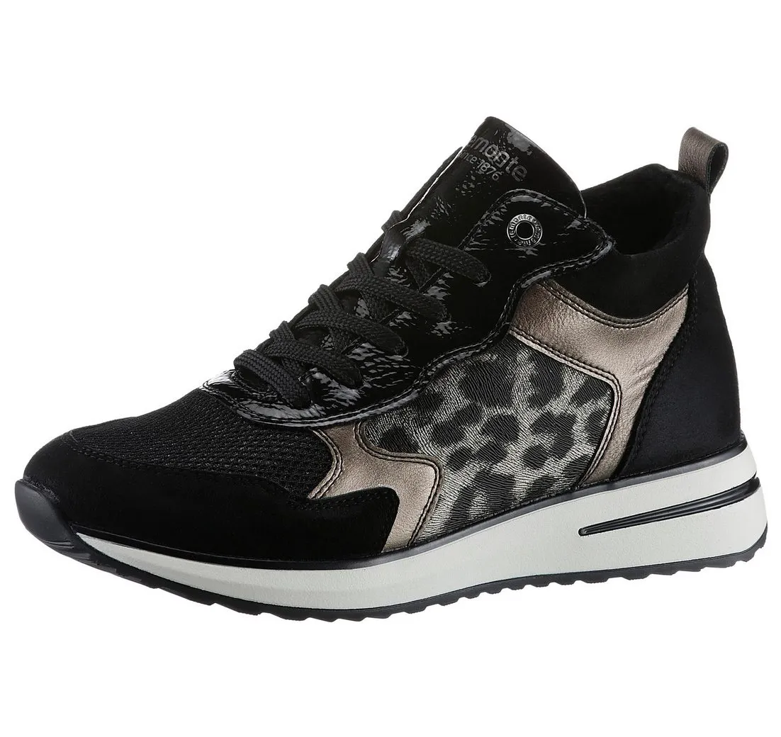 REMONTE Keilsneaker, Freizeitschuh, High-Top-Sneaker, Schnürer, Innenreißverschluss