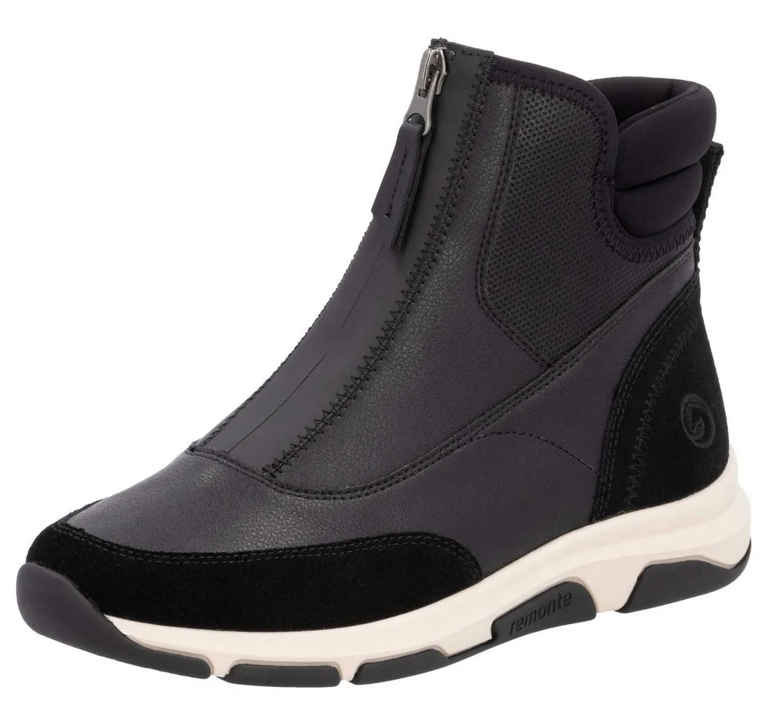 REMONTE Winterboots, Keilabsatz, Winterstiefelette, High Top-Sneaker mit Schurwollfutter