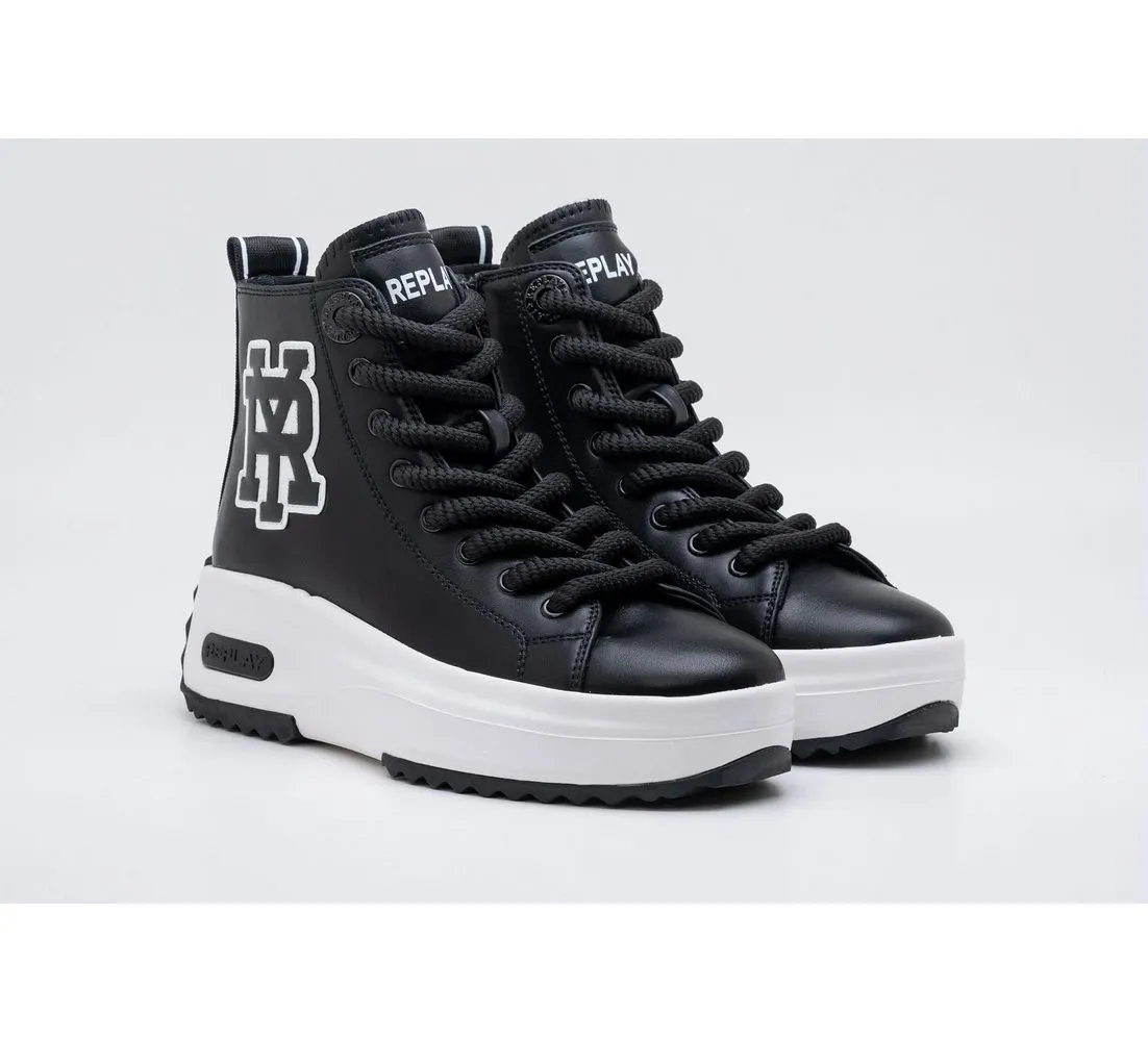 REPLAY AQUA 2 RY Sneaker High Top Sneaker, Keilboots, mit Anziehlasche und Plateausohle