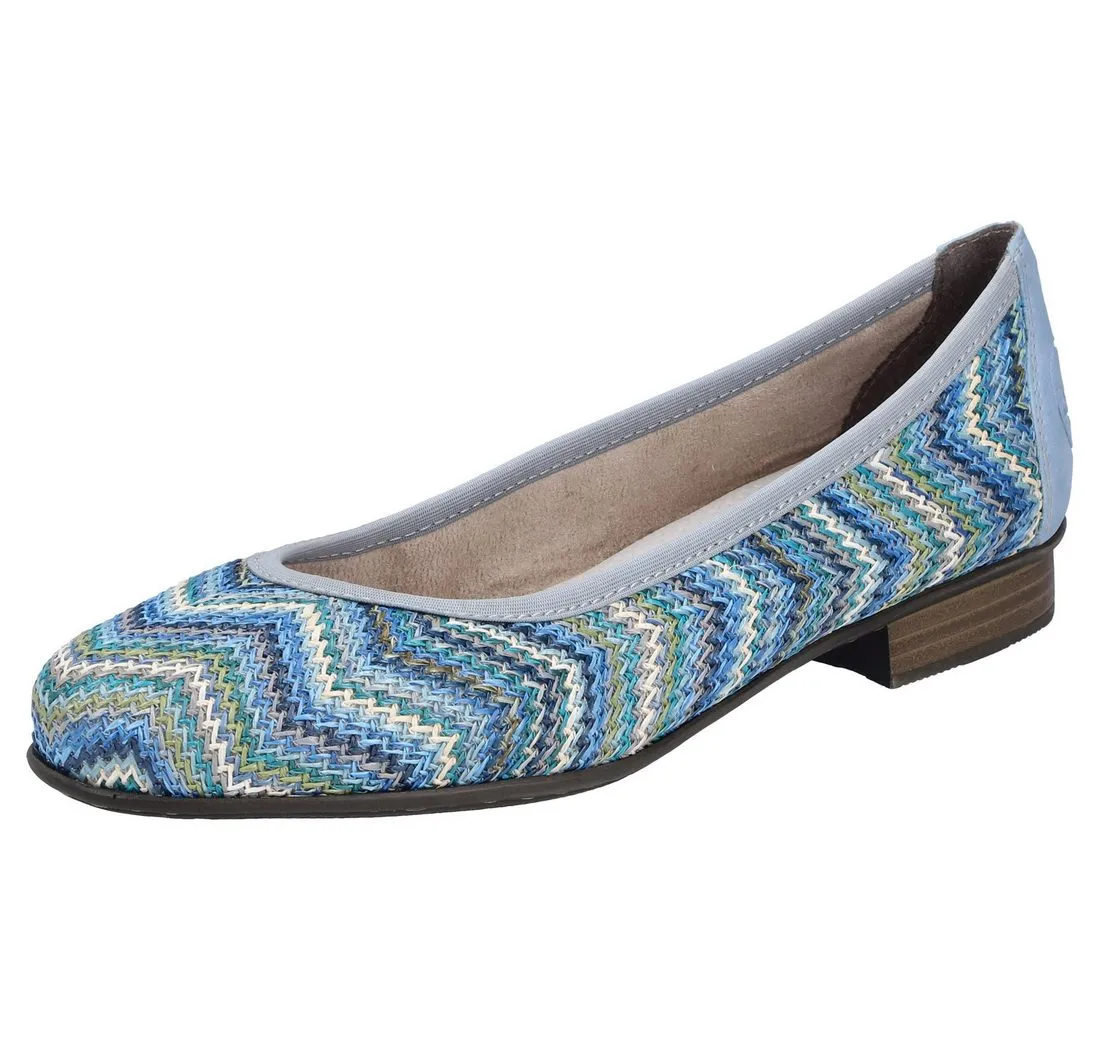 RIEKER Ballerina, Slipper, Schlupfschuh, Pumps mit weicher Innensohle