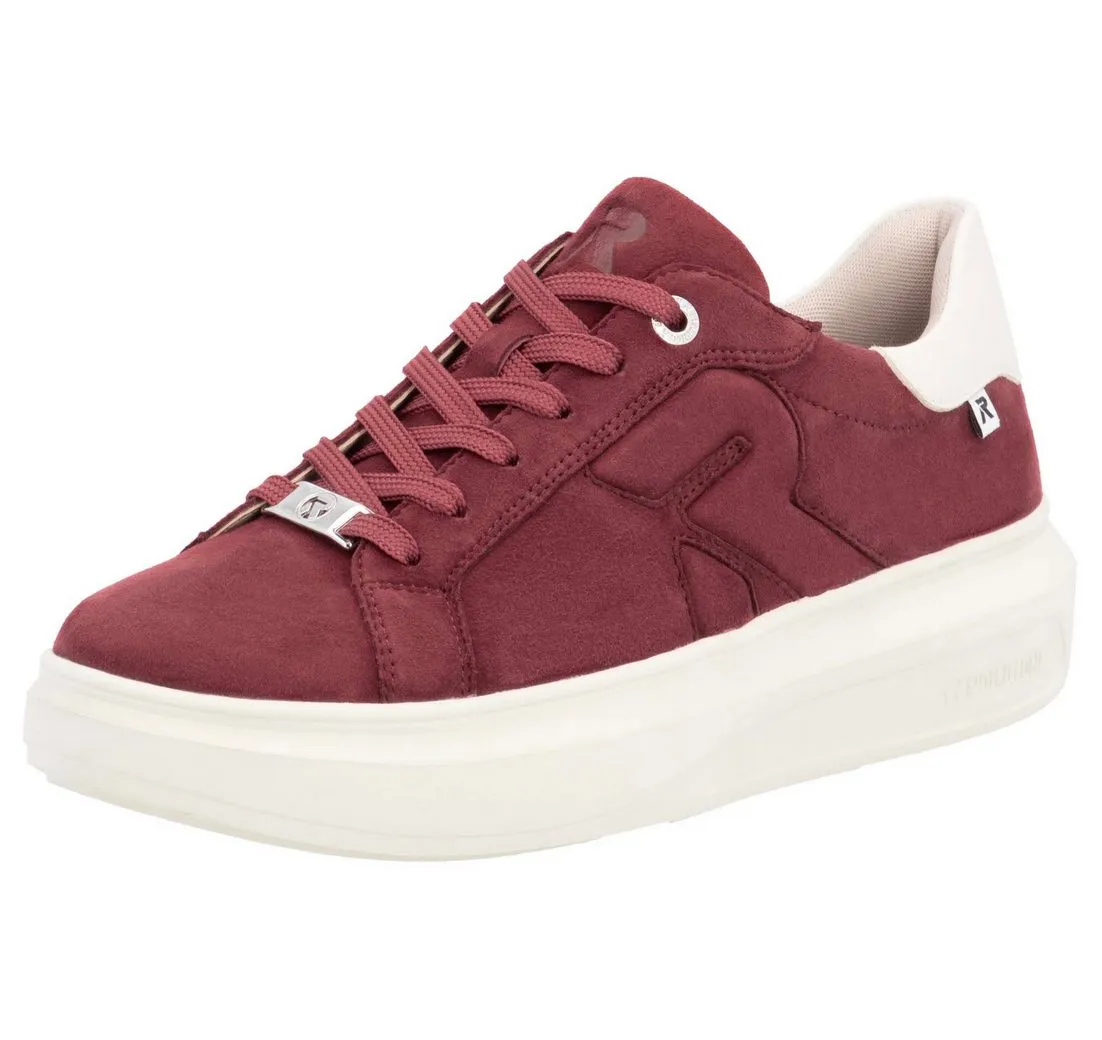 RIEKER EVOLUTION Plateausneaker, Freizeitschuh, Halbschuh, Schnürschuh mit Soft-Einlage