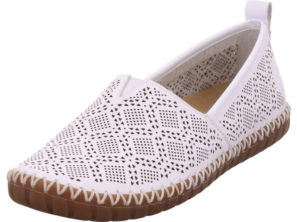 RIEKER FSK Damen Halbschuhe Slipper