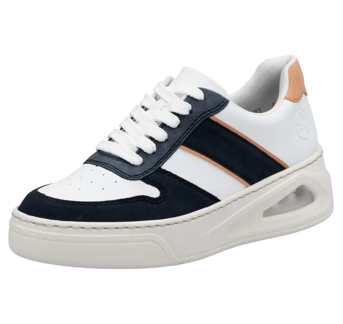 RIEKER Plateausneaker, Basket-Sneaker, Schnürschuh, Halbschuh mit Rieker Air Ausstattung
