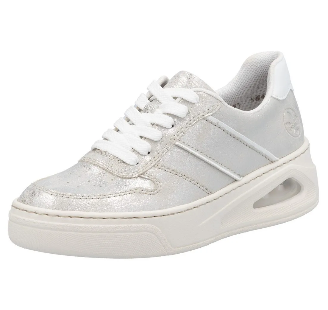 RIEKER Plateausneaker, Schnürschuh, Halbschuh, Freizeitsneaker mit Rieker Air Ausstattung