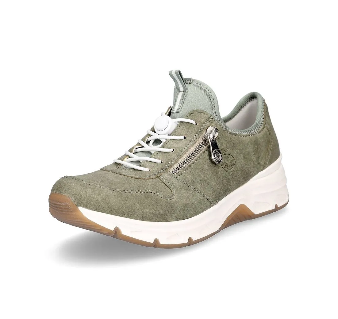 RIEKER Rieker Damen Slip-on Sneaker grün Sneaker