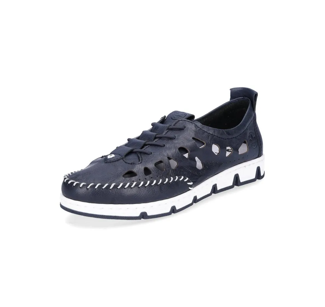 RIEKER Rieker Damen Slipper pazifik blau Slipper