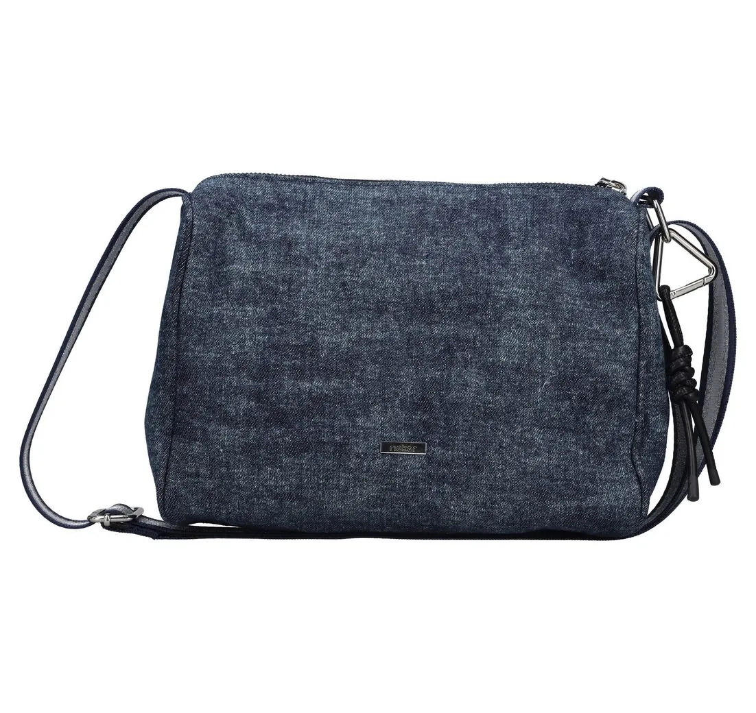 Rieker Schultertasche, Umhängetasche, Damen-Handtasche mit abnehmbarem Logo-Anhänger