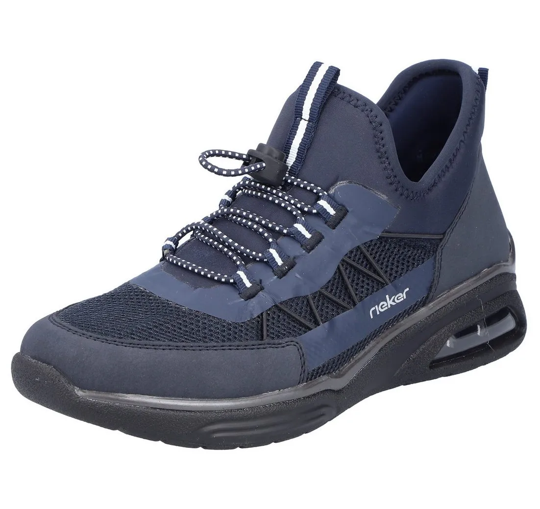 RIEKER Slip-On Sneaker, Schlupfboots, High Top Sneaker, Outdoorschuh mit Schnellverschluss