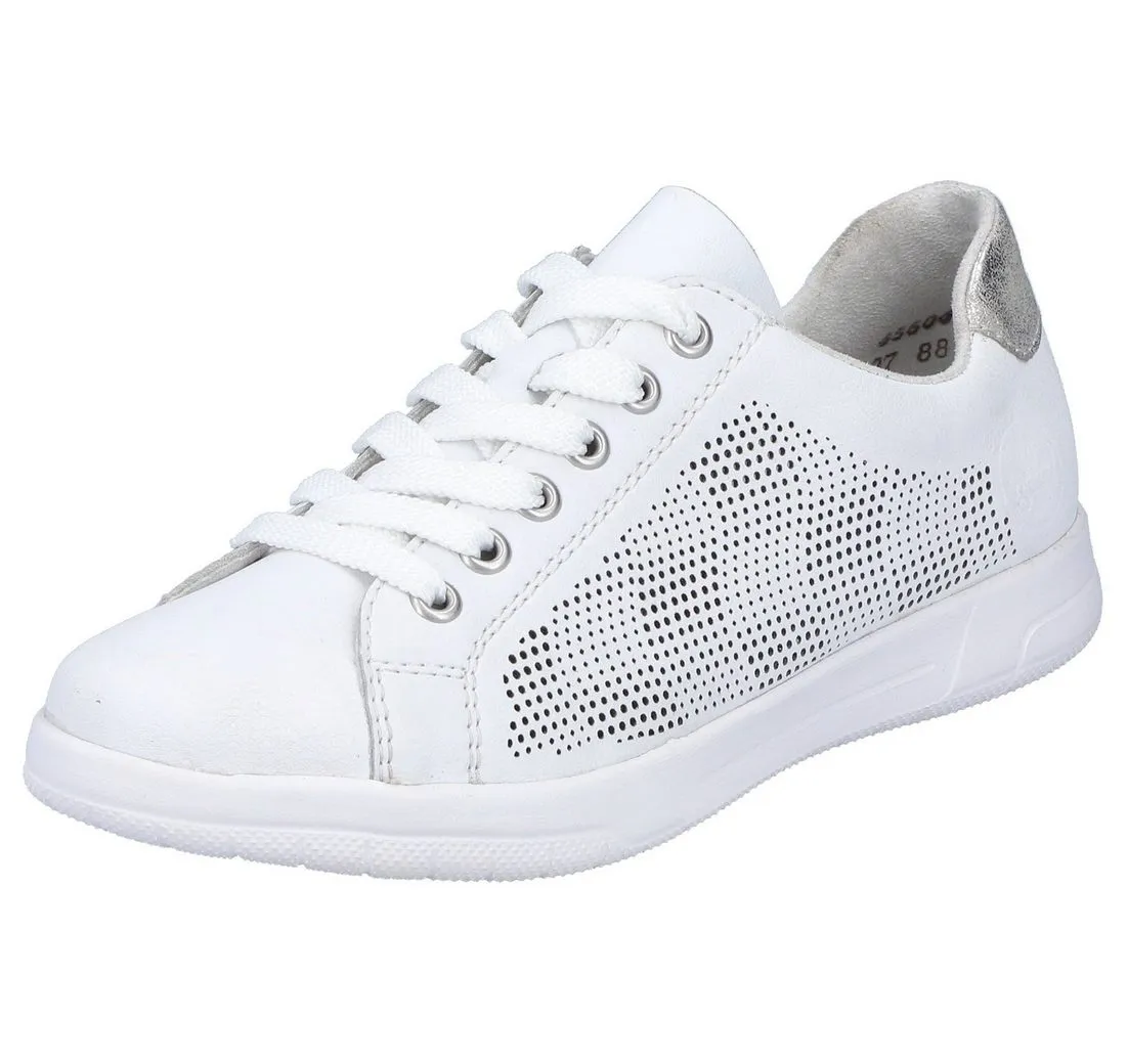 RIEKER Sneaker herausnehmbarer Textileinlage, Freizeitschuh, Halbschuh, Schnürschuh