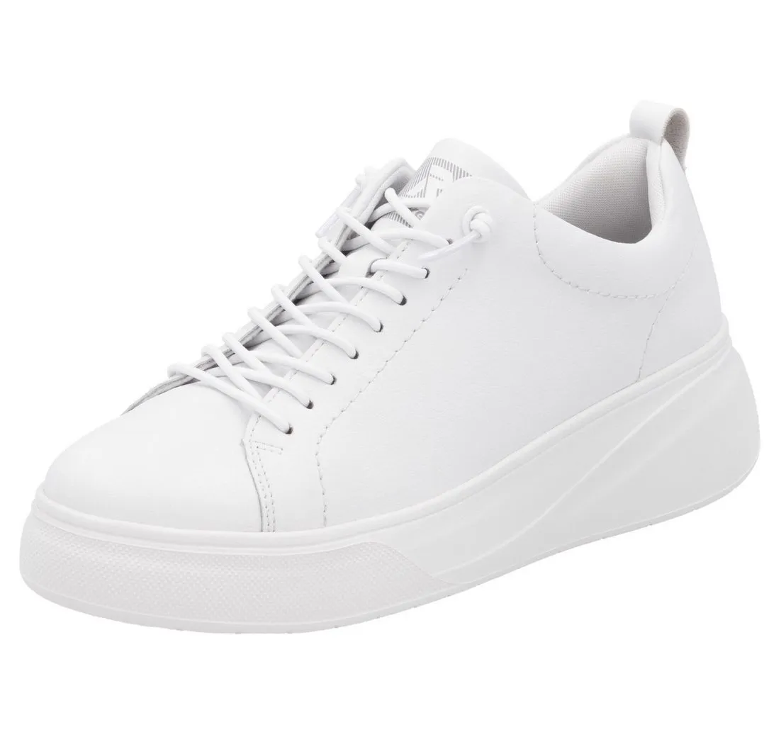 RIEKER SPORT Plateausneaker, Freizeitschuh, Halbschuh, Schnürschuh mit Schaftrandpolsterung