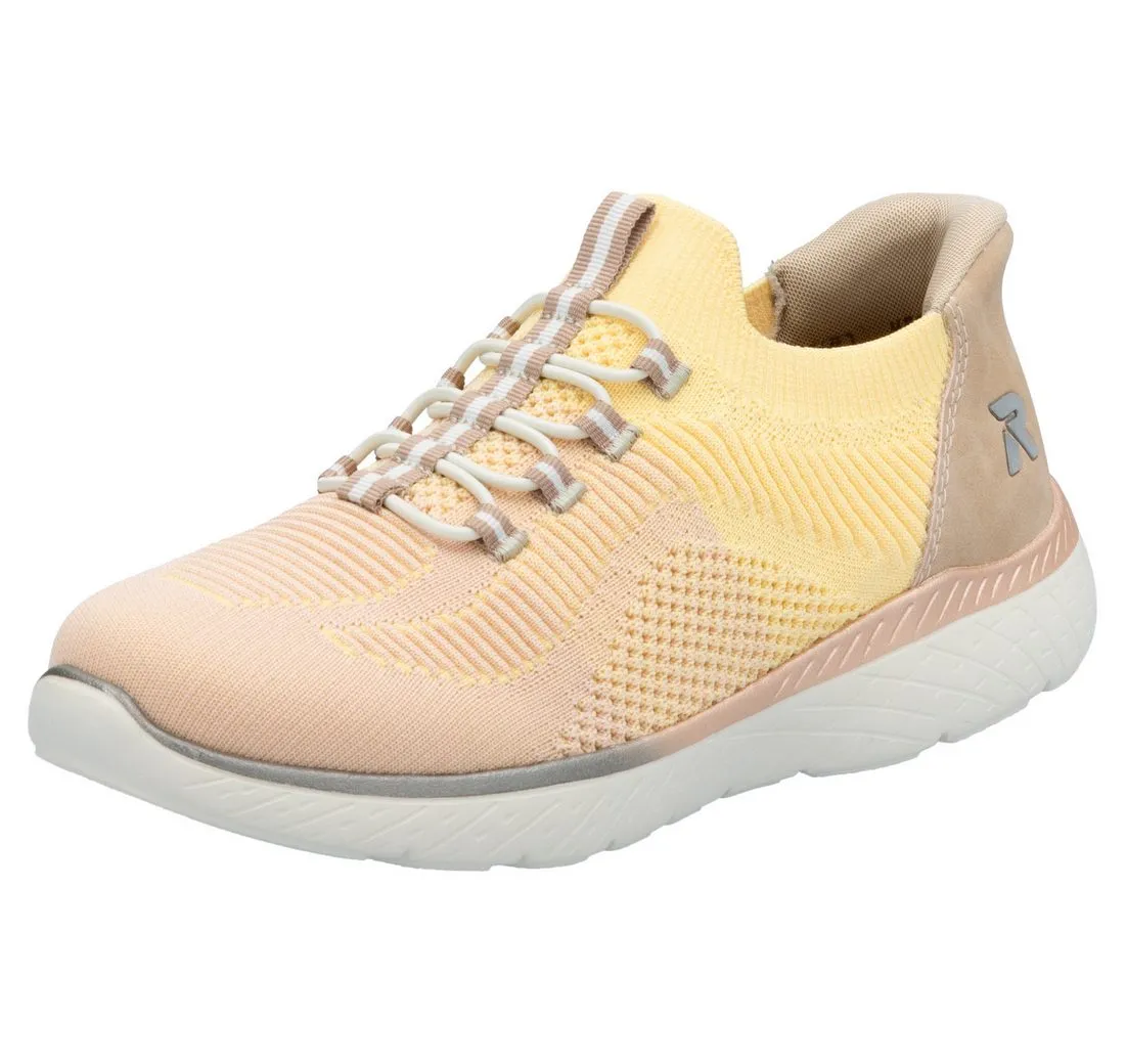 RIEKER SPORT Ready2GO Slip-On Sneaker, Halbschuh, Freizeitschuh, Slipper mit MemoSoft-Innensohle