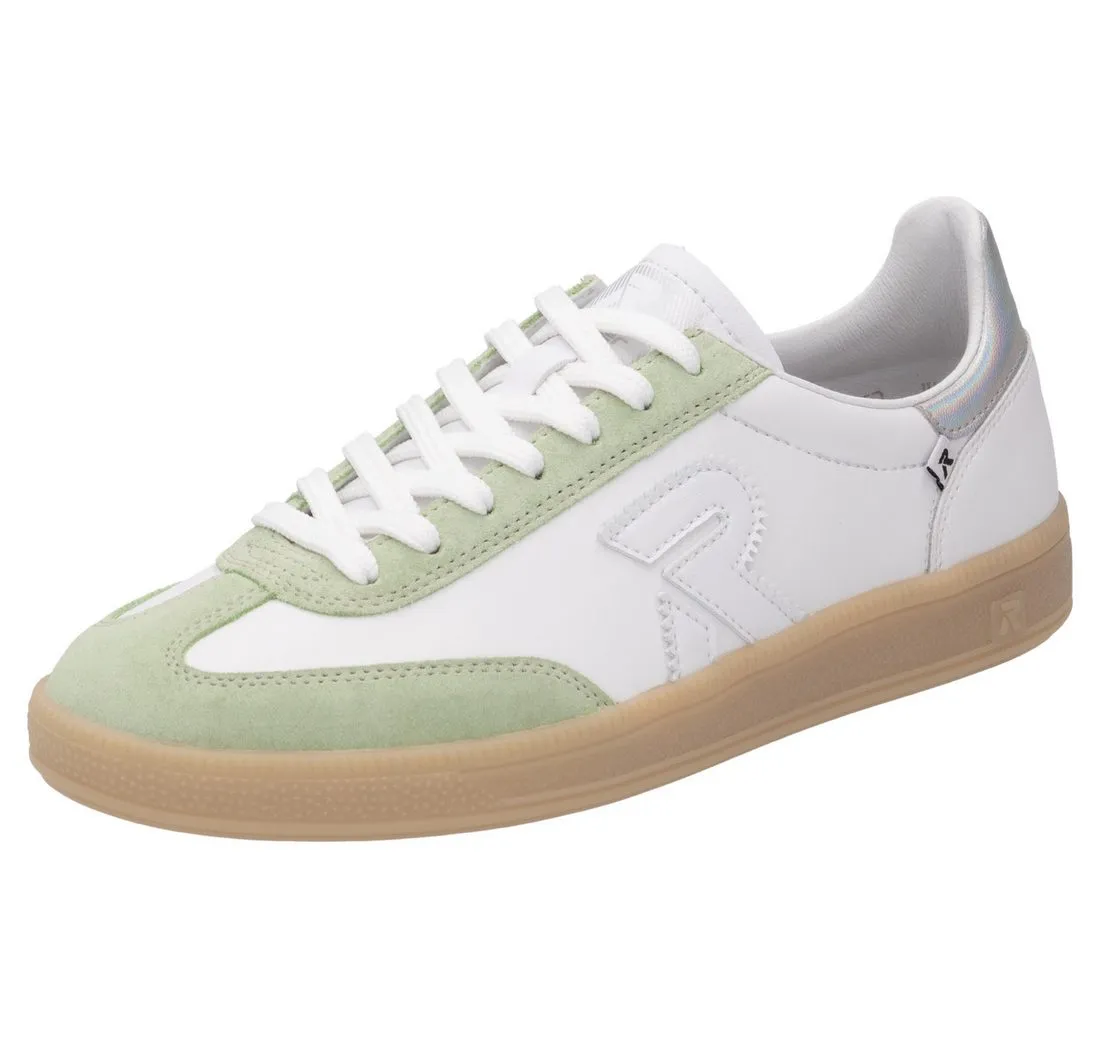RIEKER SPORT San Diego Swing2GO Sneaker, Retro-Sneaker, Freizeitschuh, Halbschuh mit herausnehmbarem Fußbett