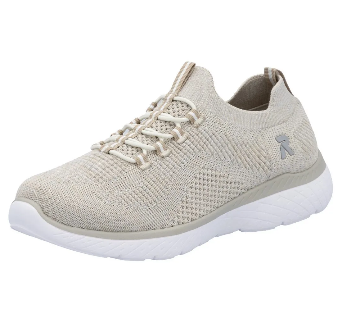 RIEKER SPORT Slip-On Sneaker, Slipper, Freizeitschuh, Schlupfschuh mit Elastik-Einstieg