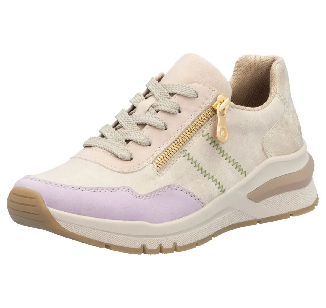 RIEKER Wedgesneaker, Freizeitschuh, Halbschuh, Schnürschuh in bequemer Form