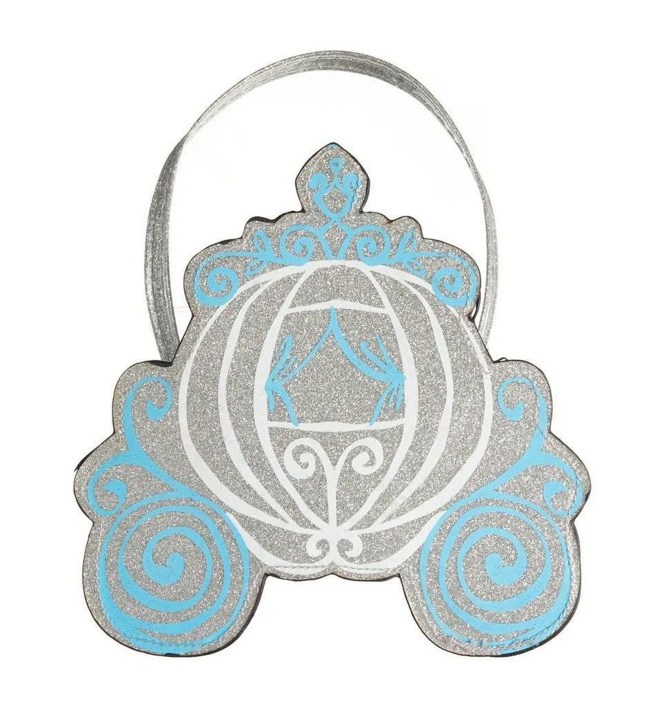 Rubie´s Handtasche Disney's Cinderella Tasche Kutsche, Kostümtasche in Form der wunderschönen Kutsche, mit der Cinderella z