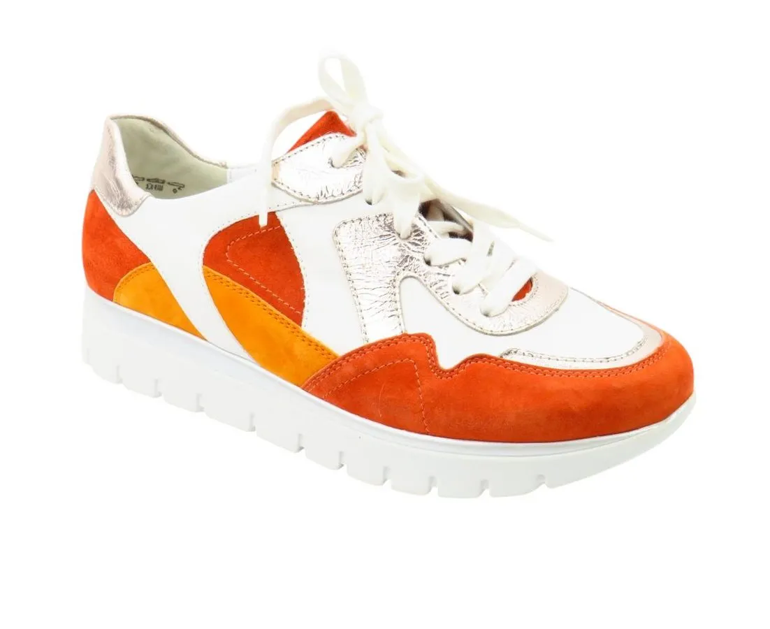 SEMLER Silvia 15 mm orange puder Sneaker