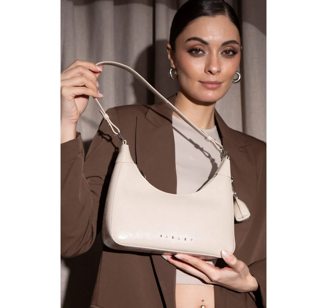 sisley Schultertasche Sisley Shoulder Bag Modern Kunstleder