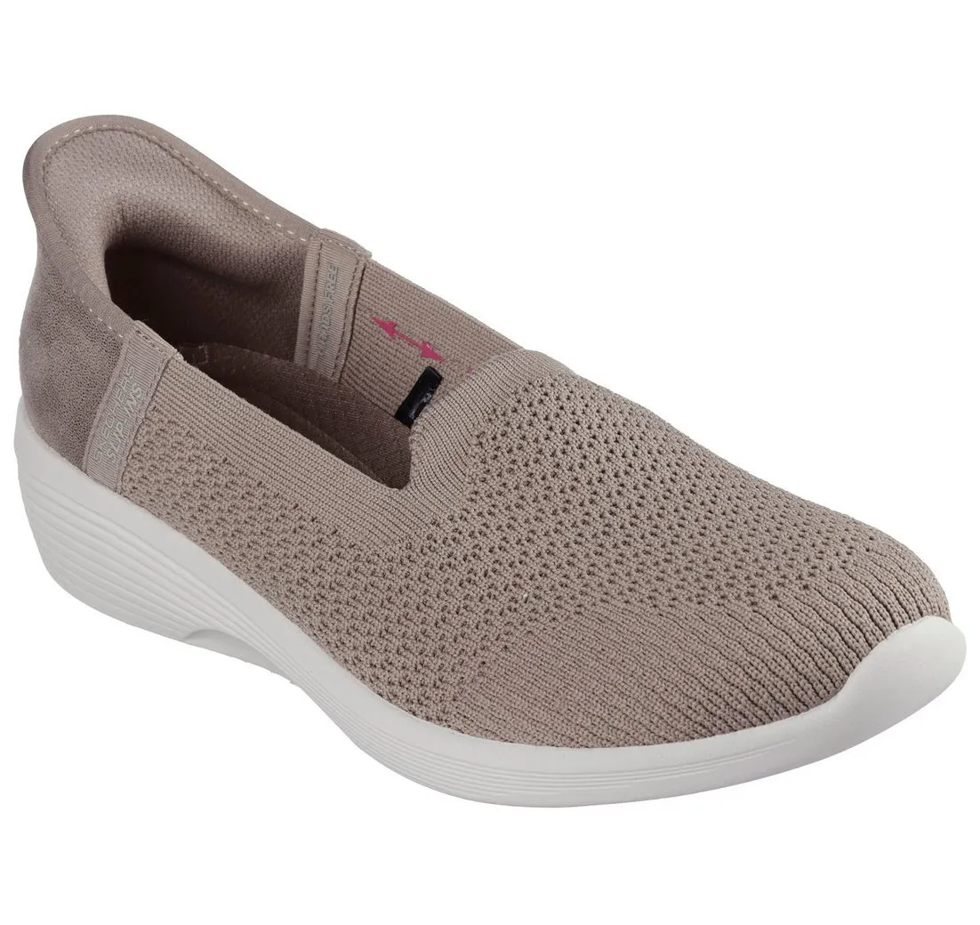 SKECHERS ARYA-SWEET VOICE Slip-On Sneaker, Slipper, Reha Schuh mit Handsfree Slip-ins Funktion