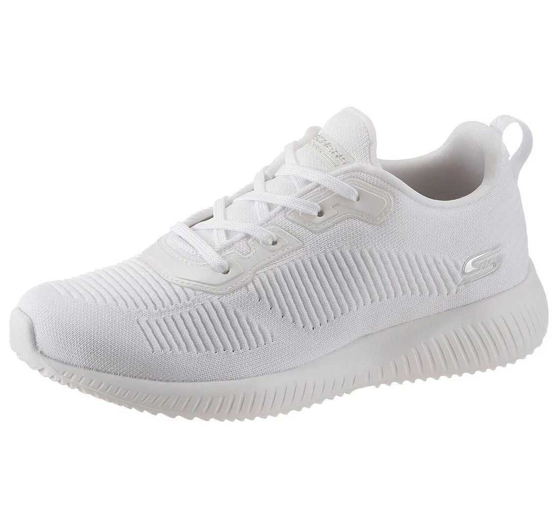 SKECHERS Bobs Squad - Tough Talk Sneaker Freizeitschuh, Halbschuh, Schnürschuh mit Skech-Knit
