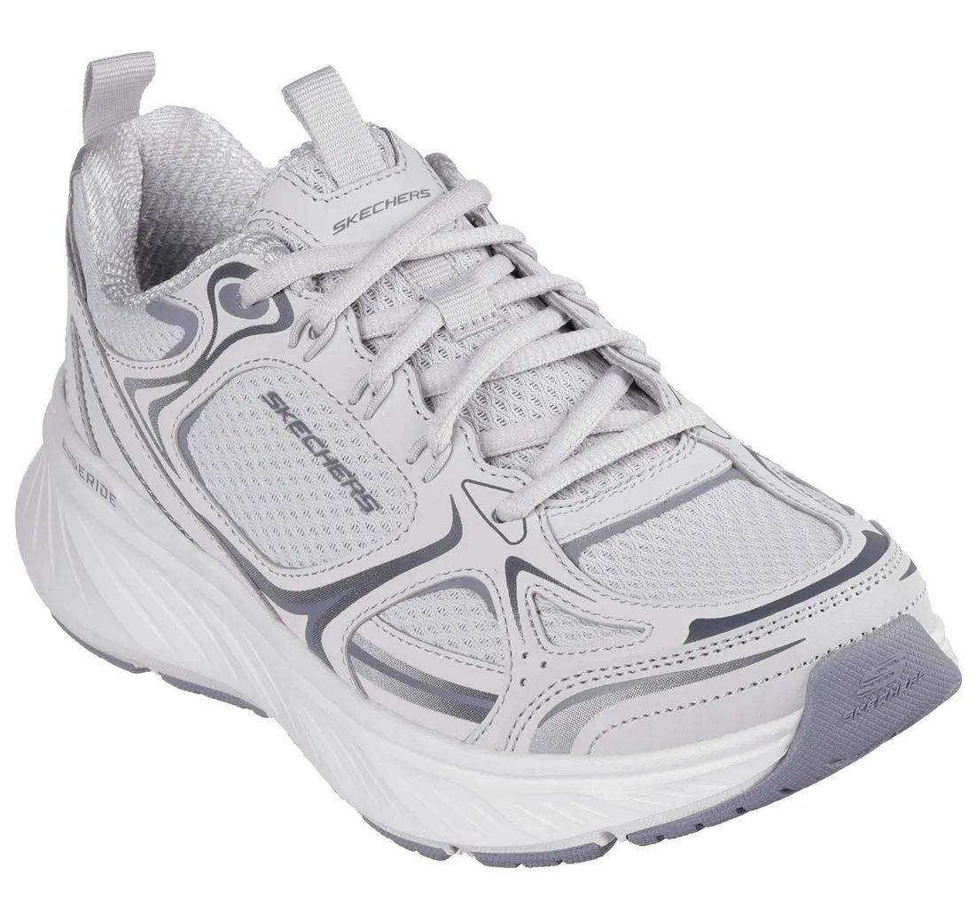 SKECHERS EDGERIDE-SILVER ECLIPSE Sneaker Retro Sneaker, Schnürschuh, Sportschuh mit Metallic-Besätzen