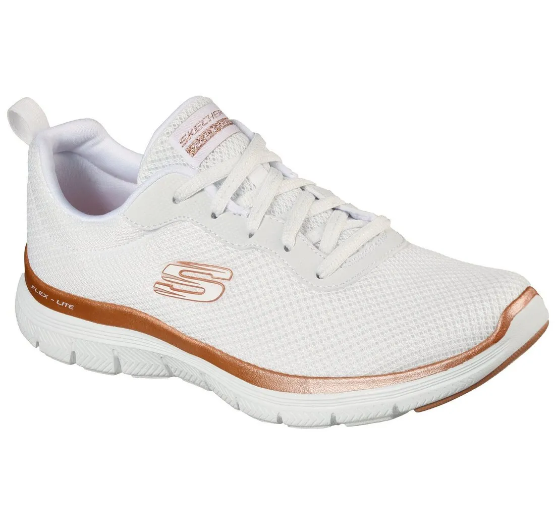 SKECHERS FLEX APPEAL 4.0 BRILLINAT VIEW Sneaker Freizeitschuh, Halbschuh, Schnürschuh mit Air Cooled Memory Foam