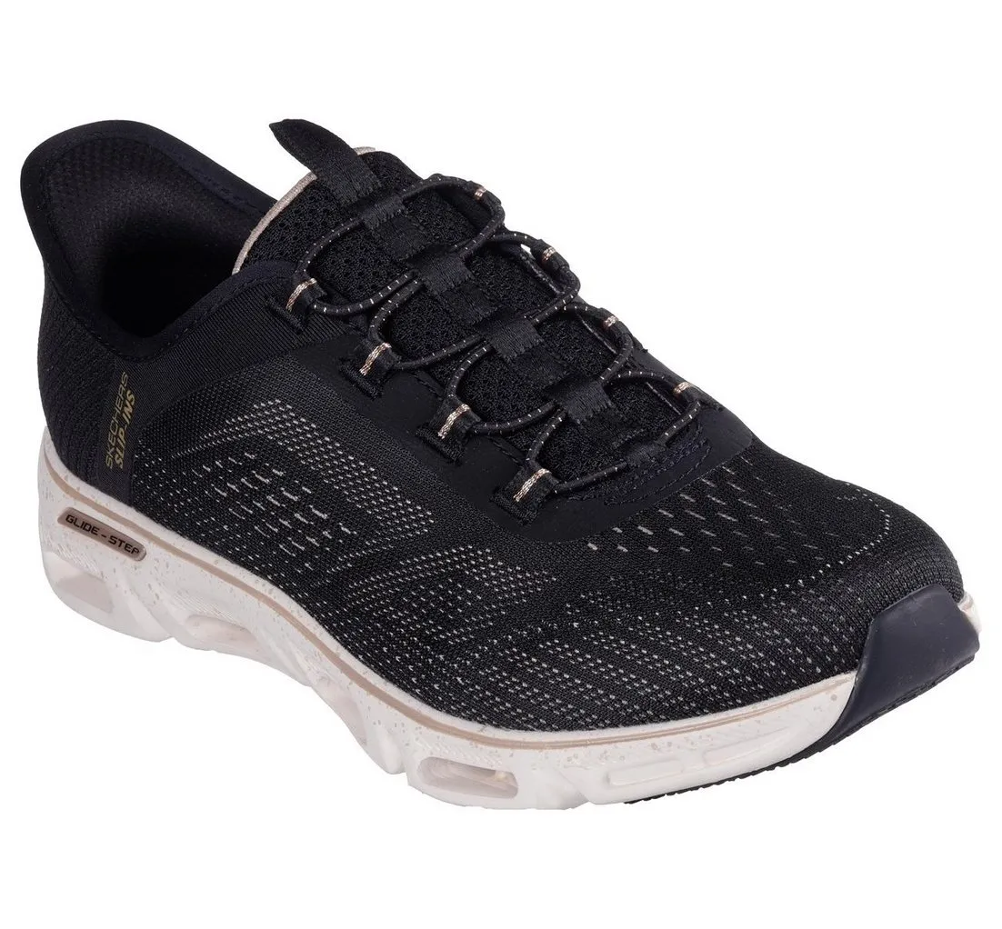 SKECHERS GLIDE-STEP GRATIFY-PACE Slip-On Sneaker, Schlupfschuh, Komfortschuh mit elastischer Schnürung