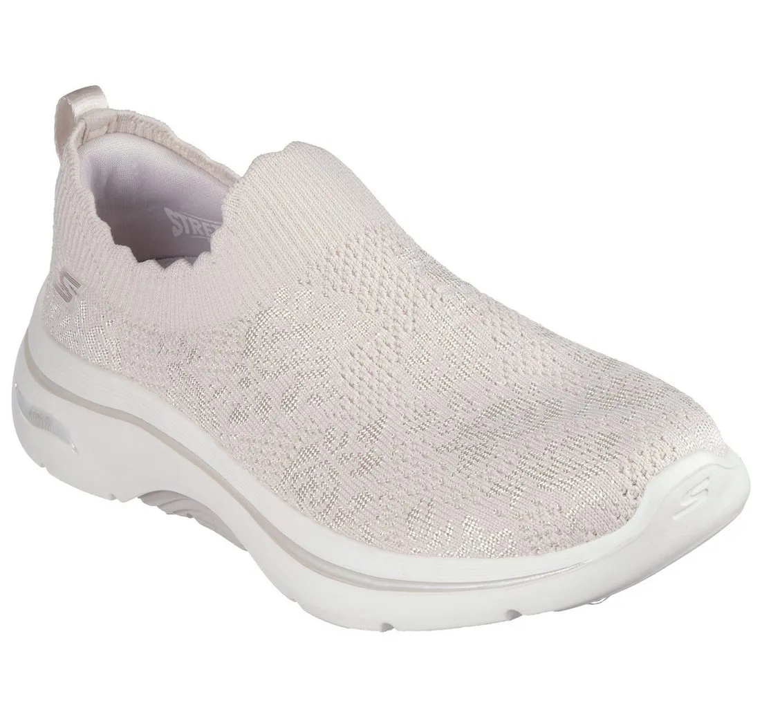SKECHERS GO WALK ARCH FIT 2.0-ROSA LINDA Slip-On Sneaker, Trainingsschuh, Schnürschuh mit rückfederndem Ultra Go