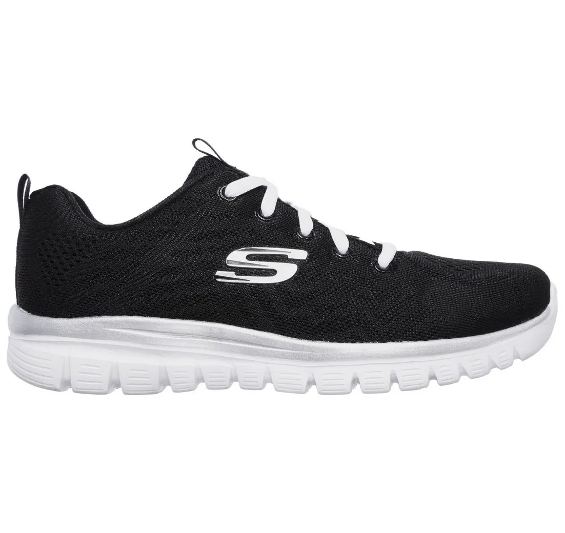 SKECHERS GRACEFUL - GET CONNECTED Sneaker Freizeitschuh, Halbschuh, Schnürschuh in Schuhweite G (weit)