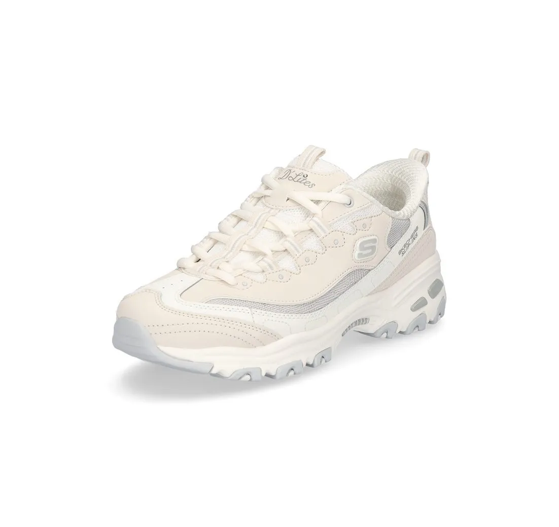 SKECHERS Skechers Damen Sneaker D'Lites Smooth Nostalgia beige Sneaker