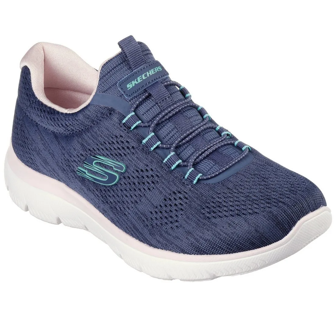 SKECHERS SUMMITS-FUN FLARE Slip-On Sneaker Trainingsschuh in veganer Verarbeitung