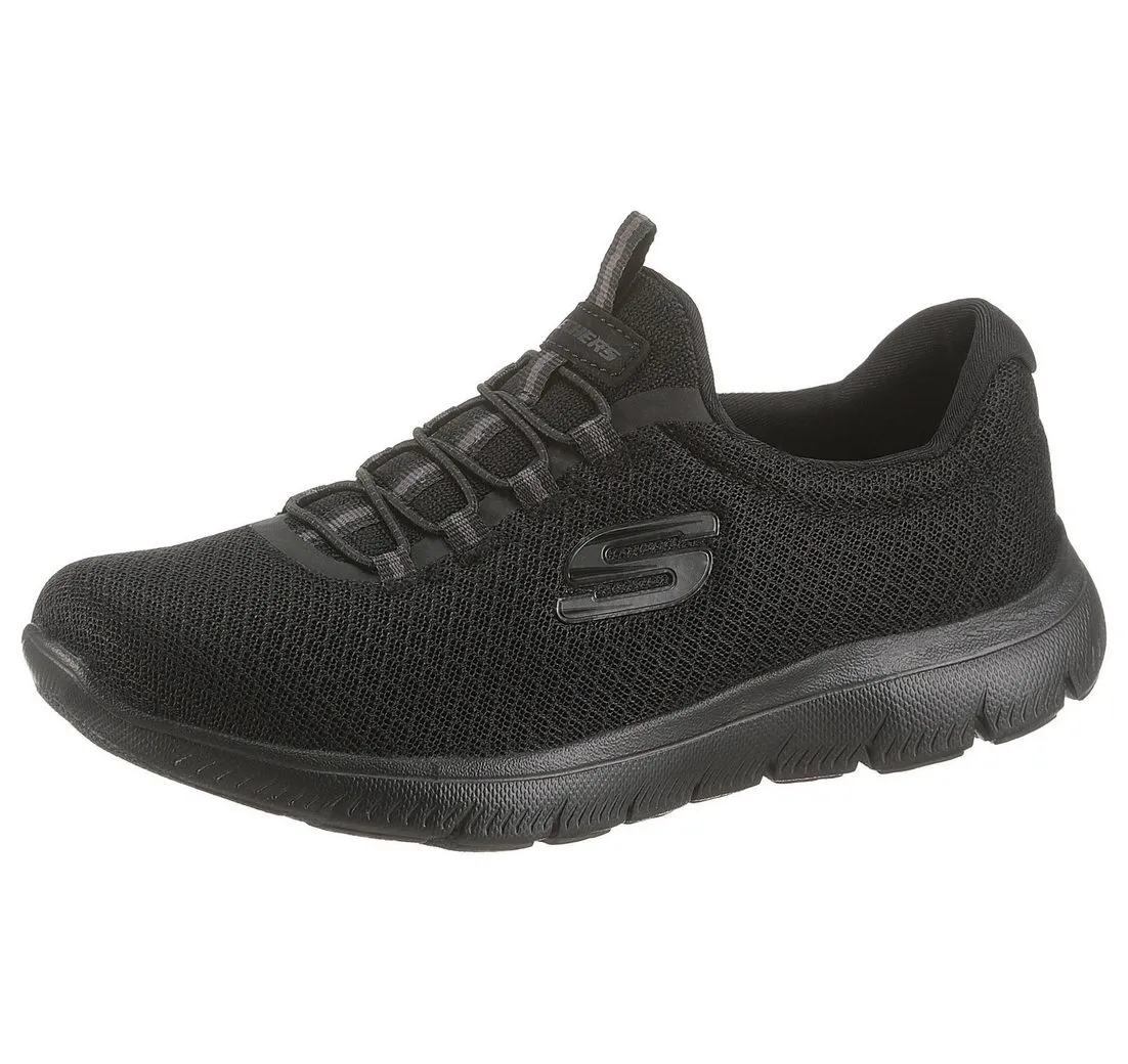SKECHERS Summits Slip-On Sneaker Slipper, Freizeitschuh, Komfortschuh mit Gummizug