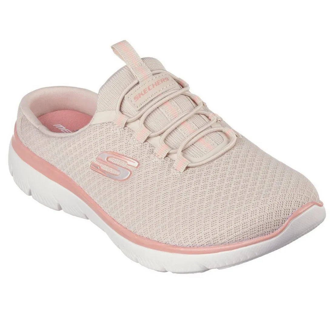 SKECHERS SUMMITS SWIFT STEP Sabot Sommerschuh, Schlappen, Schlupfschuh in veganer Verarbeitung