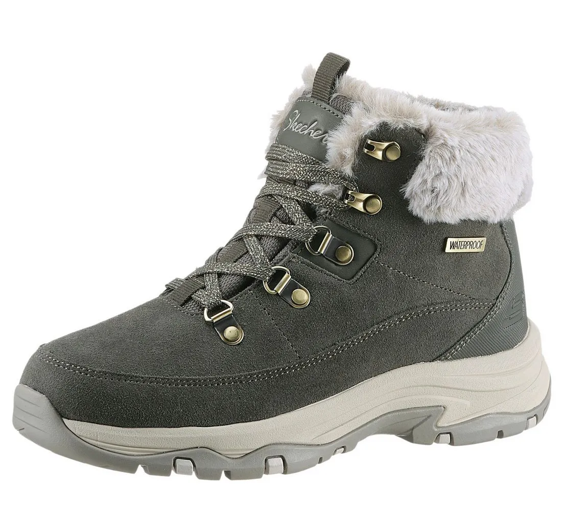 SKECHERS TREGO Winterboots Chunky Boots, Freizeitschuh, Winterstiefel mit Plateausohle