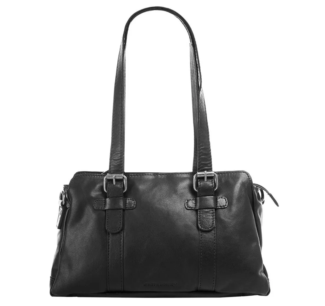 Spikes & Sparrow Henkeltasche, echt Leder