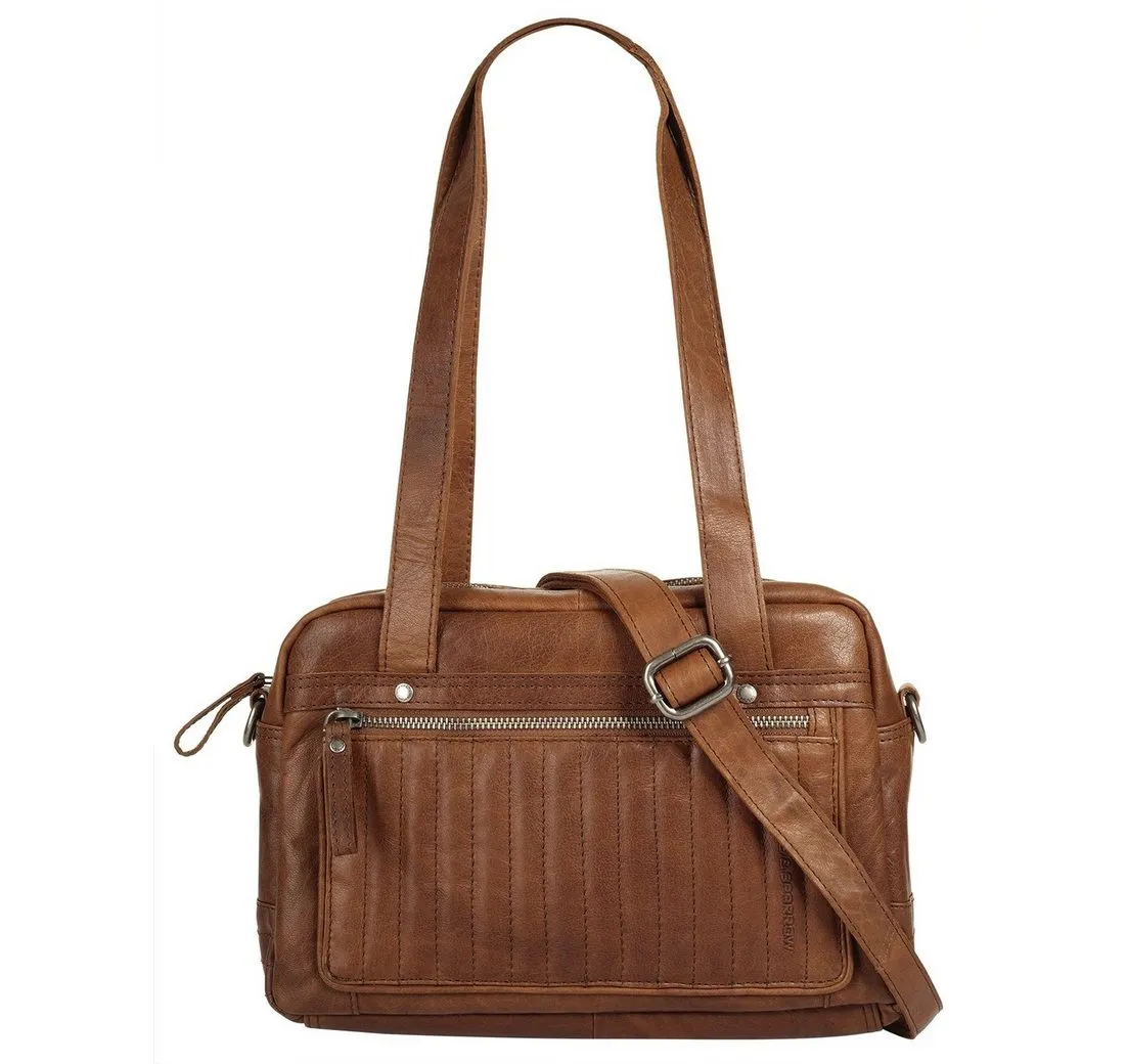 Spikes & Sparrow Henkeltasche, echt Leder