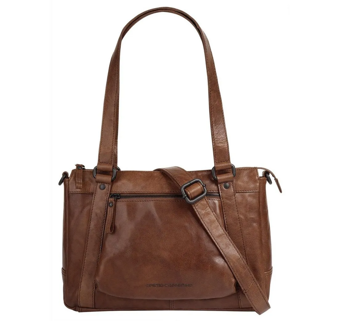 Spikes & Sparrow Henkeltasche, echt Leder