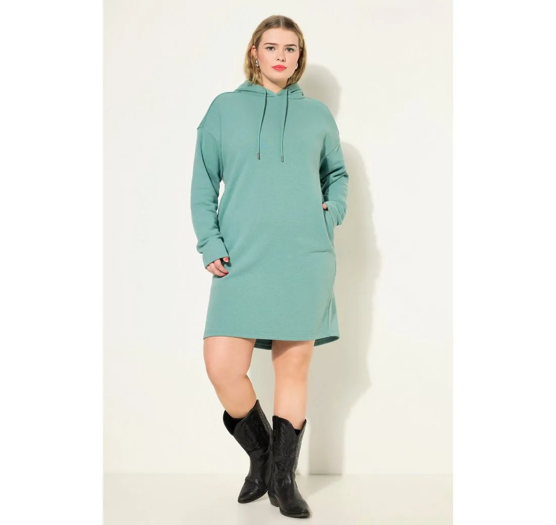 STUDIO UNTOLD Jerseykleid Sweatkleid oversized Kapuze Langarm
