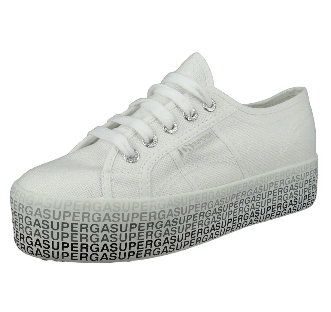 SUPERGA S111TPW 2790 COTU Minilettering A69 White black Sneaker