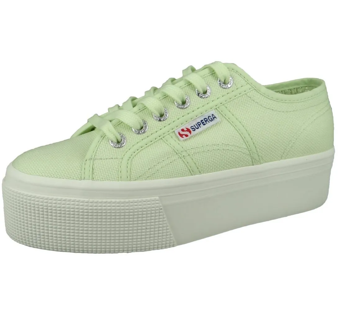 SUPERGA S9111LW AGM Green Primerose-F Avorio Sneaker