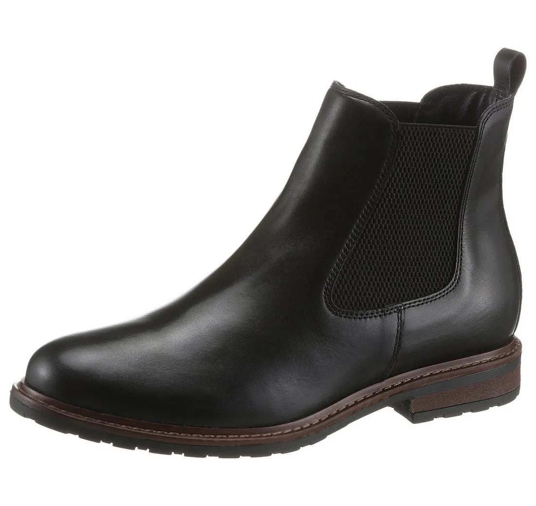 TAMARIS Chelseaboots,Blockabsatz,Businessschuh,Bequemschuh, klassischer Look, schmale Form