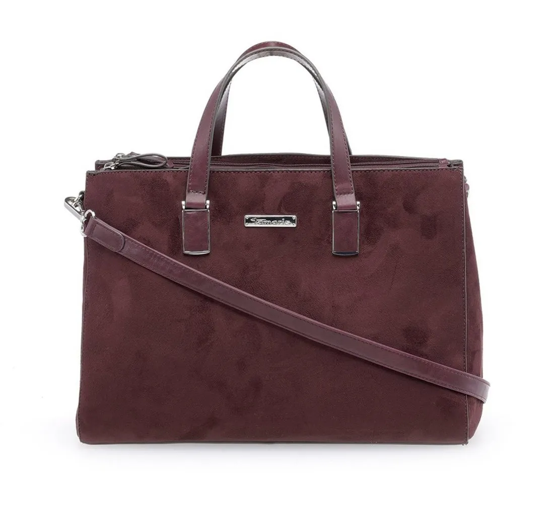 Tamaris Henkeltasche Nadine (Set), Damen Business Bag Henkeltasche, Metallverschlüsse