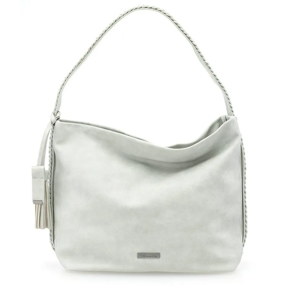 Tamaris Henkeltasche Nadya (Set), Damen Handtasche Hobo Bag L Henkeltasche Flechtgriff
