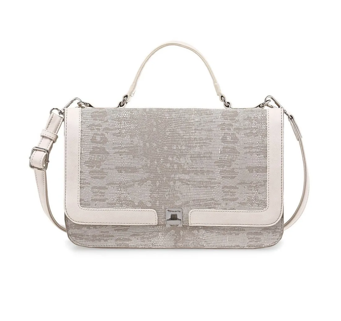 Tamaris Henkeltasche Vera (Set), Damen Handtasche Handbag Bag M Henkeltasche Flappe
