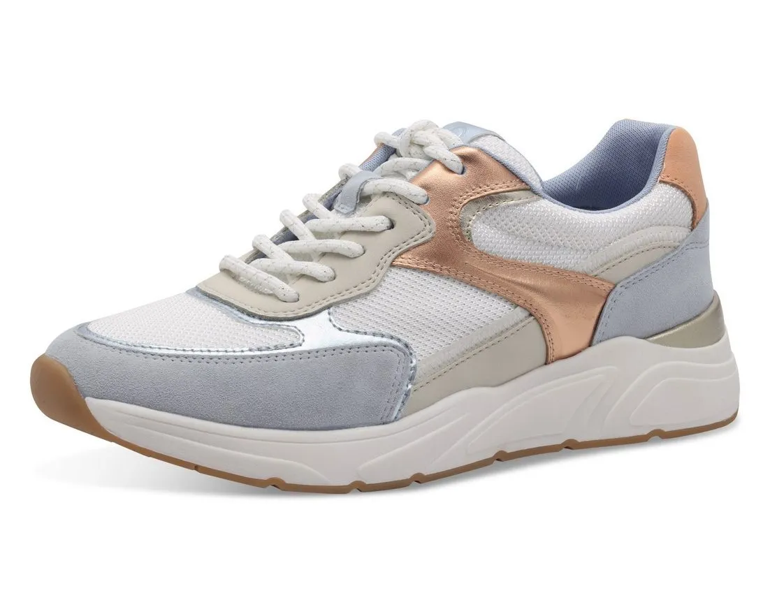 TAMARIS Plateausneaker, Freizeitschuh, Halbschuh, Schnürschuh mit gepolstertem Schaftrand