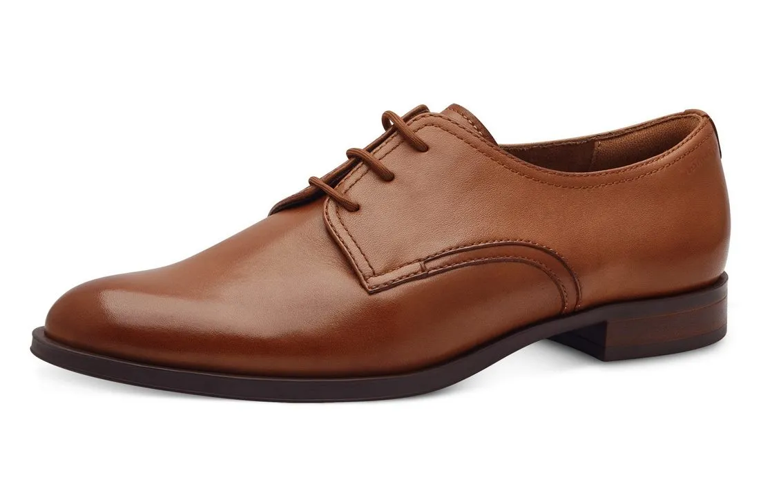 TAMARIS Schnürschuh, Blockabsatz, Halbschuh, Businessschuh mit Ziernähten