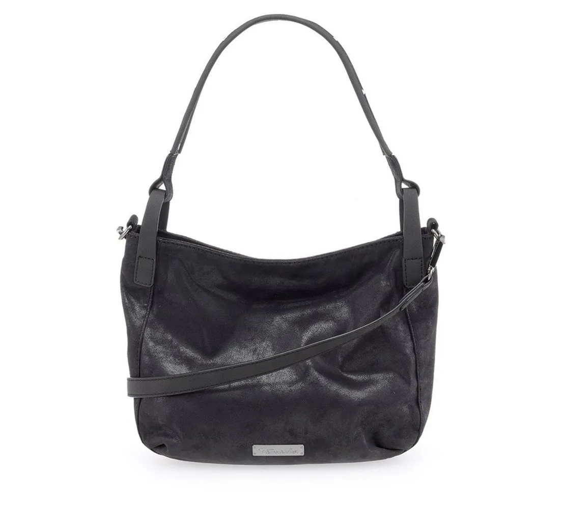 Tamaris Schultertasche Ashley (Set), Damen kleine Hobo Bag S Handtasche Henkeltasche Nieten