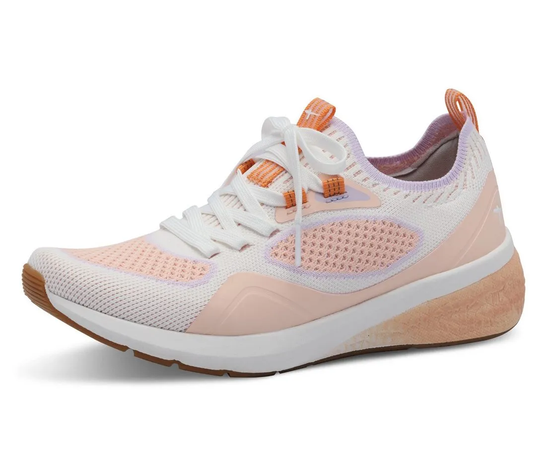 TAMARIS Slip-On Sneaker, Freizeitschuh, Halbschuh, Slipper mit aufgesetzer Schnürung